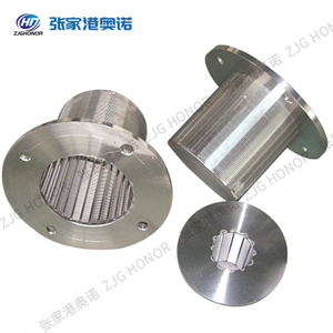 不锈钢除杂质楔形网滤筒