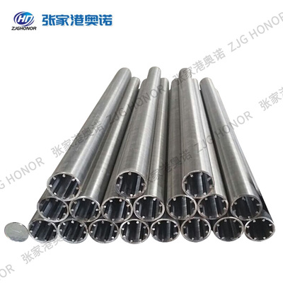 纯圆不锈钢绕丝中排楔形网滤管