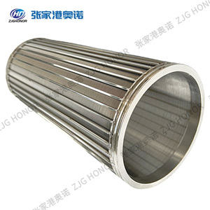 冷却水循环管道不锈钢楔形网滤芯